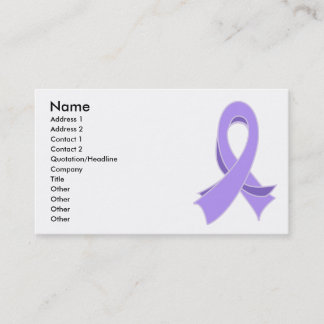 Carte de visite du Général Cancer Ribbon