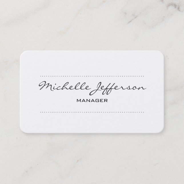 Carte de visite du gestionnaire de scripts du coin (Devant)