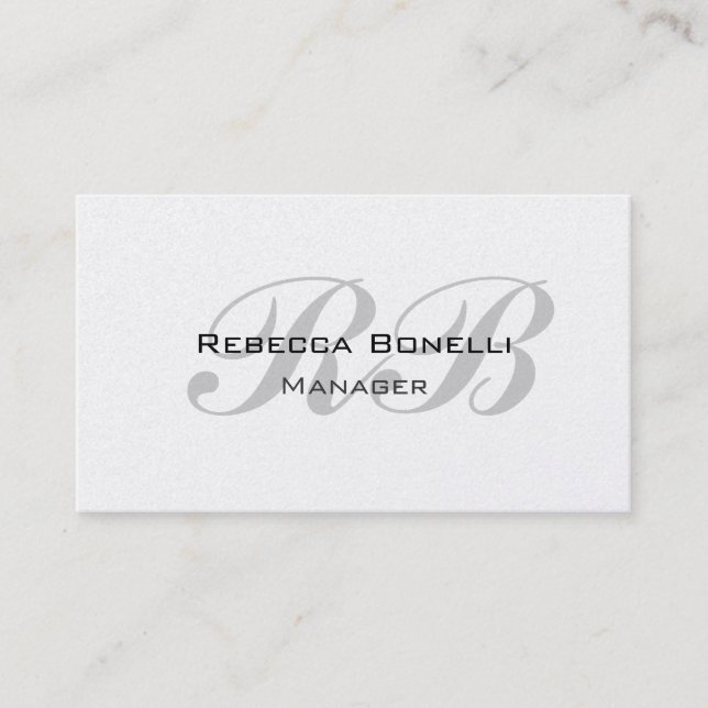 Carte de visite du gestionnaire de scripts Pearl M (Devant)
