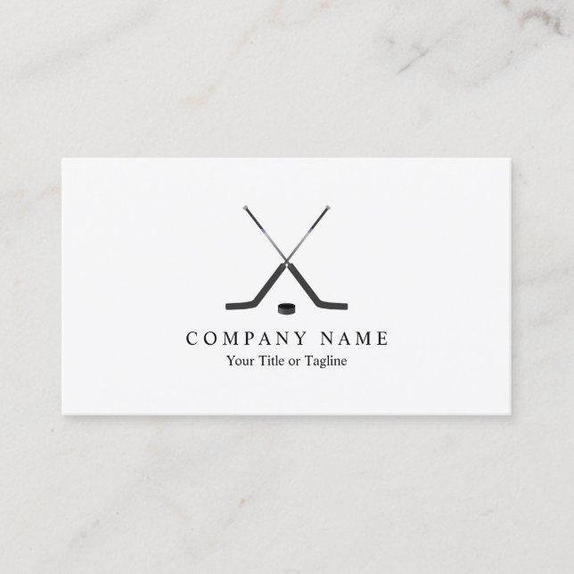 Carte de visite du joueur de hockey Sticks (Devant)