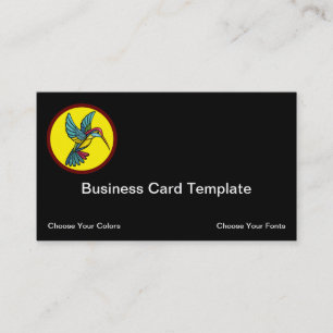 Carte de visite du logo de Hummingbird