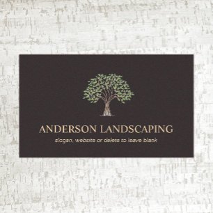 Carte de visite du logo de l'arborescence