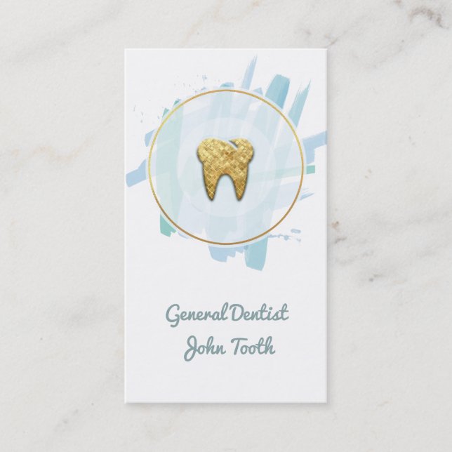 Carte de visite du logo Dentist or Tooth (Devant)