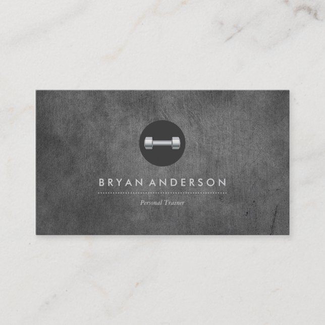 Carte de visite du logo du formateur personnel (Devant)