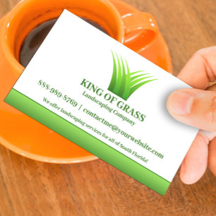 Carte de visite du logo en laiton pour l'entretien
