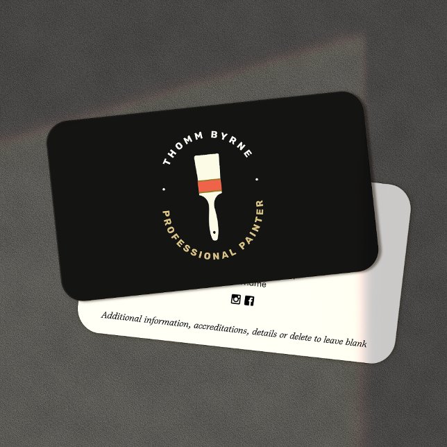 Carte de visite du peintre de la maison (Créateur téléchargé)