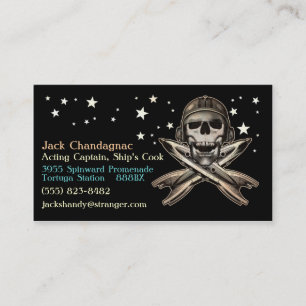 Carte de visite du pirate 2 de l'espace
