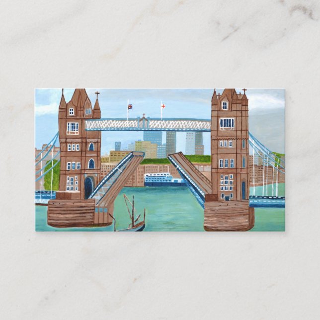 Carte de visite du pont de Londres (Devant)