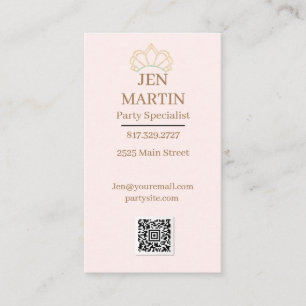 Carte de visite du Princess Party