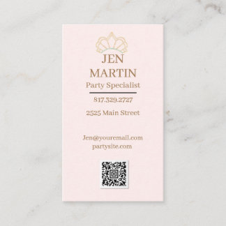 Carte de visite du Princess Party