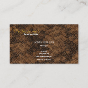 Carte de visite du programme d'installation de tap