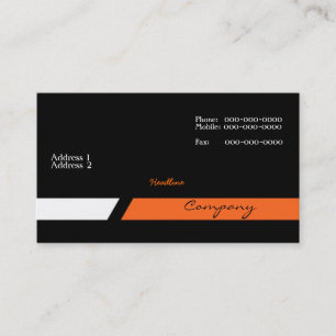 Carte de visite du responsable des ventes