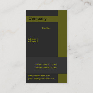 Carte de visite du responsable des ventes
