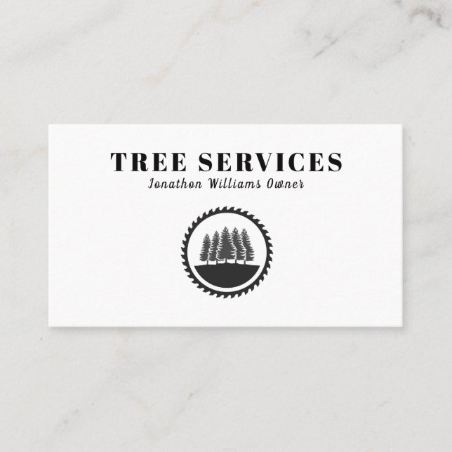 Carte de visite du service de compensation d'arbor (Devant)