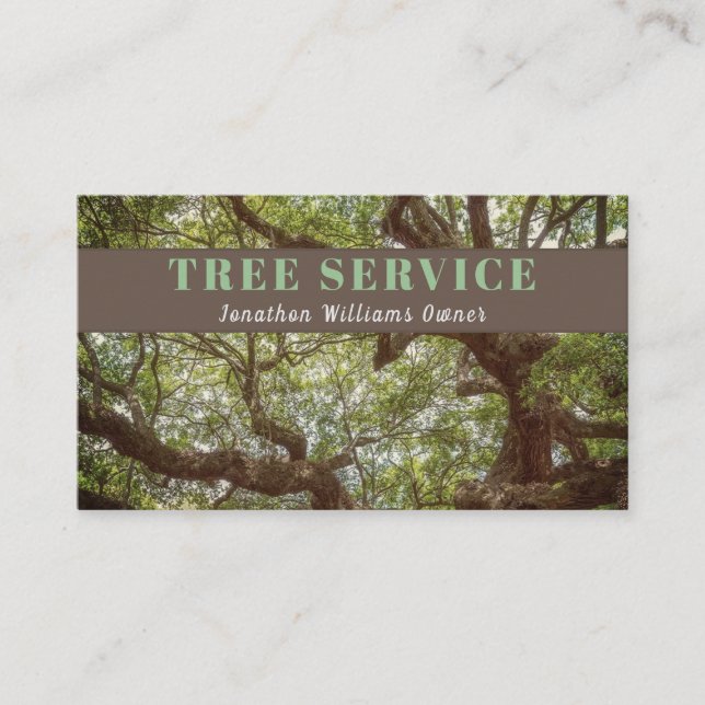 Carte de visite du service de compensation d'arbor (Devant)