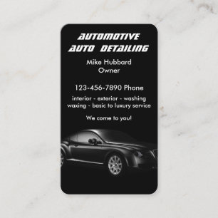 Carte de visite du service de détail automatique m