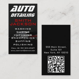 Carte de visite du service de détail automatique m