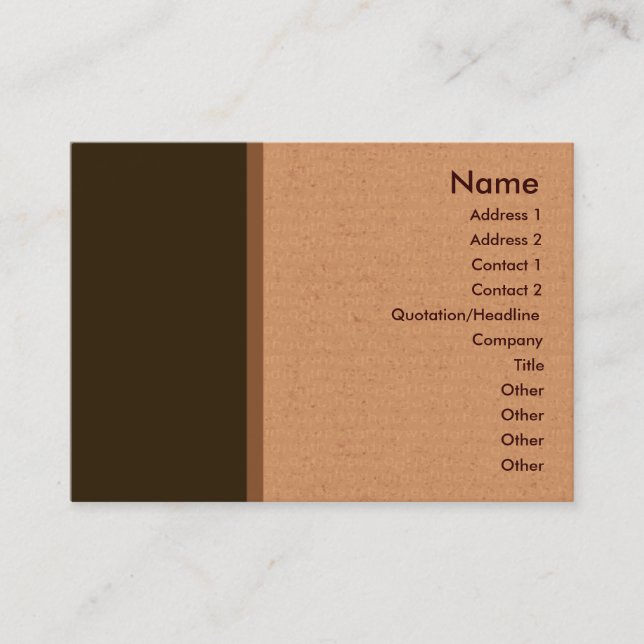 Carte de visite du service de traduction (Devant)