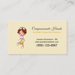 Carte de visite du service des soins infirmiers à 