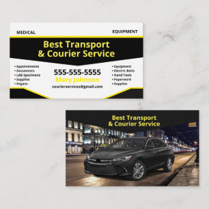 Carte de visite du service des transports