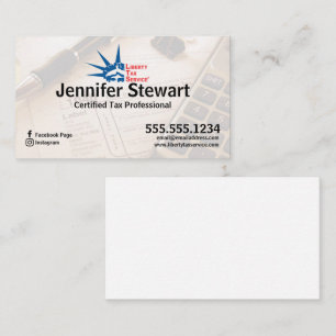 Carte de visite du service fiscal
