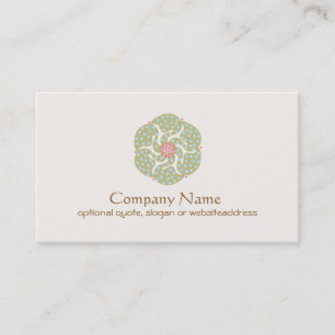 Carte de visite du symbole d'harmonie