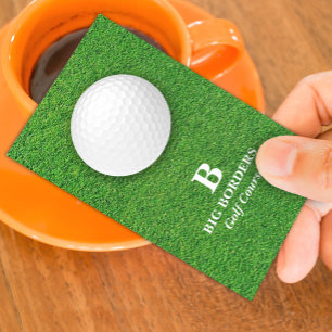 Carte de visite du terrain de golf