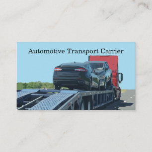 Carte de visite du transporteur automobile