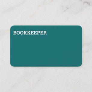 Carte de visite du vérificateur comptable