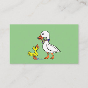 Carte De Visite Duck and Goose Quacking dont l'esprit du magasin