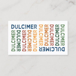 Carte De Visite Dulcimer mignon couleur