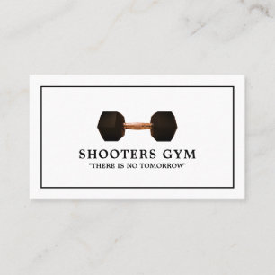 Carte De Visite Dumbbell Weight, Entraîneur personnel, Instructeur
