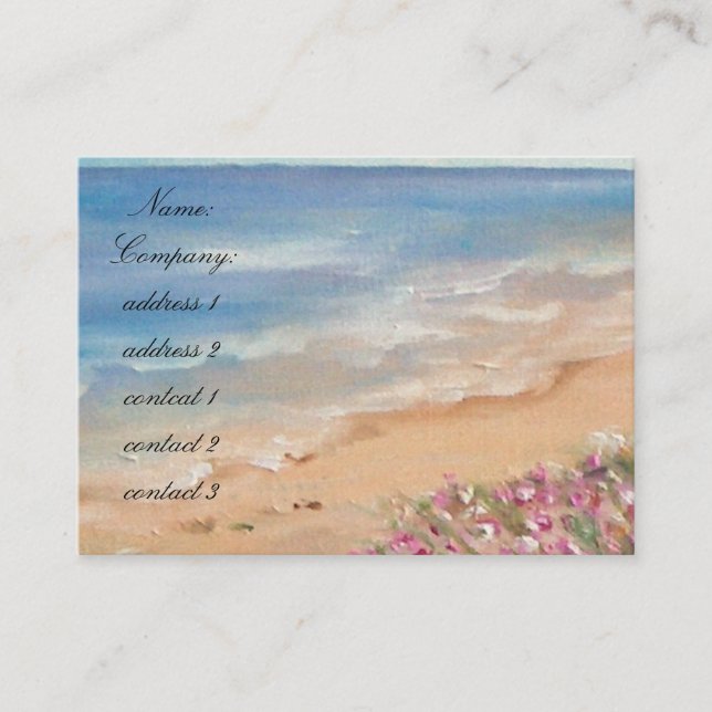 CARTE DE VISITE DUNES DE SAISON (Devant)