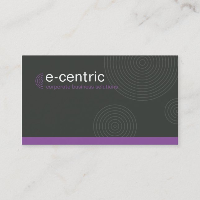 CARTE DE VISITE :: dynamique centré L7 (Devant)