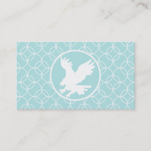 Carte De Visite Eagle ; Cercles de bleus layette