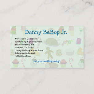 Carte De Visite Eatings de la saison