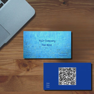Carte De Visite Eau de piscine ajouter QR