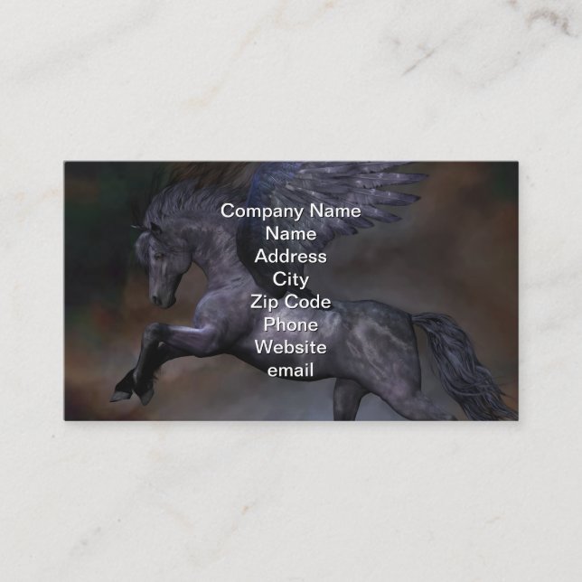 Carte De Visite Ébène (Devant)