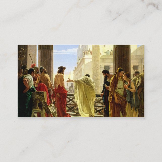 Carte De Visite Ecce homo, 1871 par Antonio Ciseri (Devant)