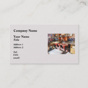 Carte De Visite Echelle de solde dans le magasin général