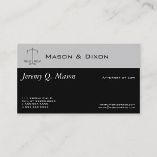 Carte De Visite Échelles de justice