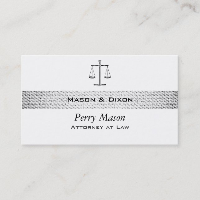 Carte De Visite Échelles de justice avec codes QR (Devant)