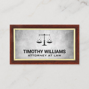 Carte De Visite Échelles de justice   Avocat