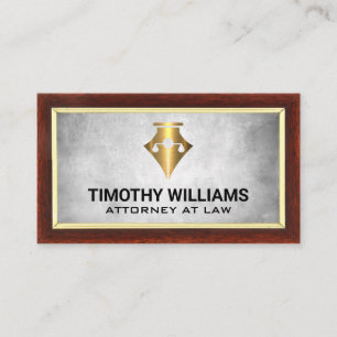 Carte De Visite Échelles de justice   Crayon   Droit