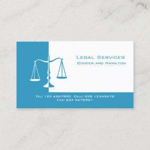 Carte De Visite Échelles de mandataire de justice