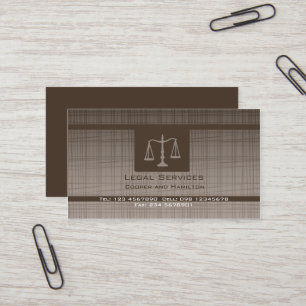Carte De Visite Échelles de mandataire de justice