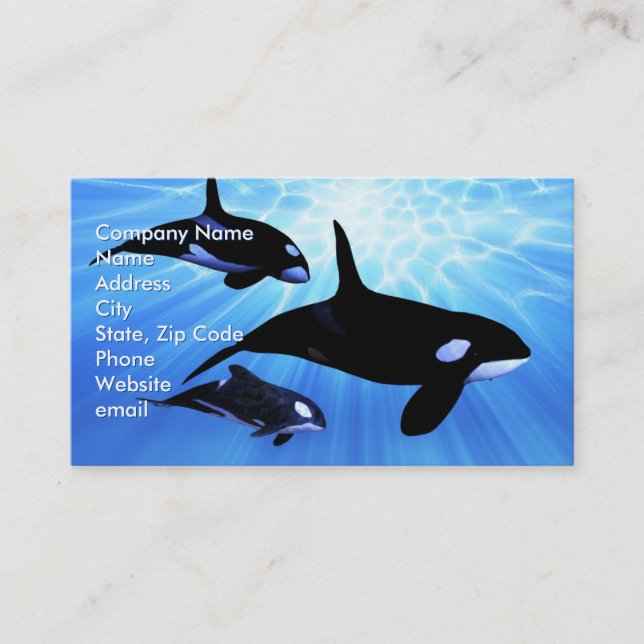 Carte De Visite Echo lumière (Devant)