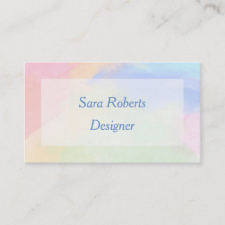 Carte De Visite Éclaboussure de couleur