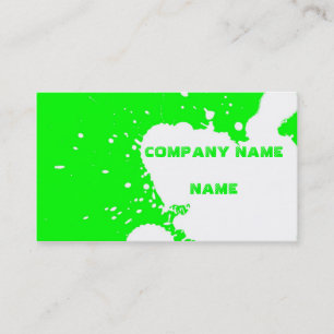 Carte De Visite Éclaboussure drôle