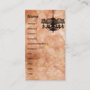 Carte De Visite Éclairage de grunge